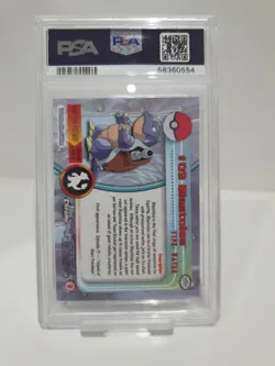 Topps 2000 Pokemon TV Animation Chrome Blastoise No. 09 PSA 8 - Image 2