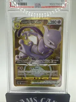 Mewtwo VSTAR (Secret) PSA 10 - MINT 086/078 Pokemon GO Holo - Image 2
