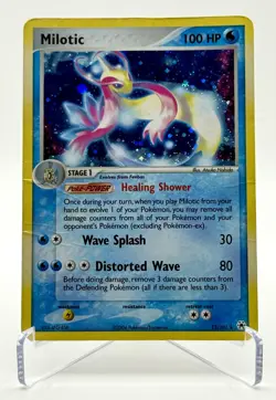 Pokemon TCG Milotic 12/101 EX Hidden Legends 2004 Holo Rare - Image 1