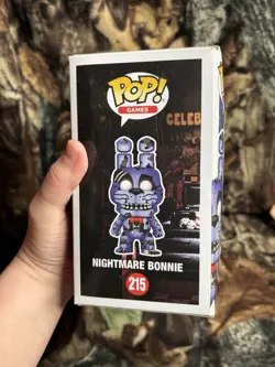 Funko Pop! Vinyl: Five Nights at Freddy's - Bonnie the Rabbit (Nightmare) #215 - Image 3