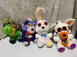 Lot Of 4 Funko FNAF 8” Five Nights At Freddy’s Plush 2 with tag - Image 1