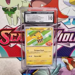 CGC 10 Pikachu in a Batik Shirt 101/SV-P Indonesian - Pokemon TCG - SHIPS FAST - Image 1
