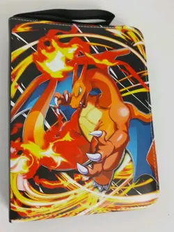 Charizard Card Binder for Pokemon Cards Holder 400 Cards w/ 50 Removable Sleeves - Image 1