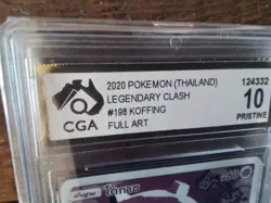 Pokemon vmax secret graded art sar ur ar sr thai koffing 198/196 gx ex Card b30 - Image 4