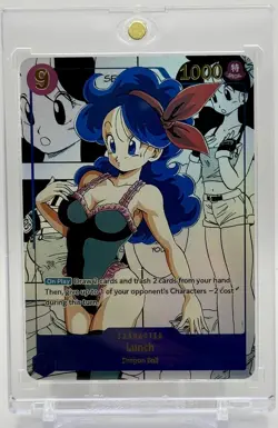 Dragon Ball Super TCG One Piece Style Manga Art Card - Launch Waifu - Image 1