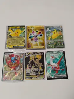 Pokemon VMAX/Riolu Sealed Promo/Pikachu Promo/Secret Rare/Full Art Holo Cards - Image 1