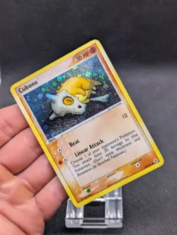 Cubone 60/112 Reverse Holo EX FireRed & LeafGreen Pokemon Card 2004 Played - Image 2