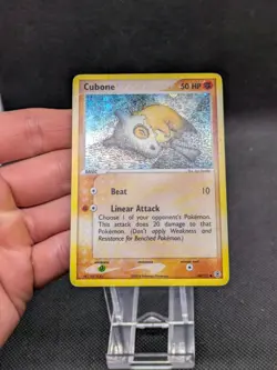 Cubone 60/112 Reverse Holo EX FireRed & LeafGreen Pokemon Card 2004 Played - Image 3