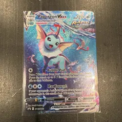 Vaporeon VMAX SWSH182 SWSH: Sword & Shield Promo Cards Holo LP EA3 - Image 1