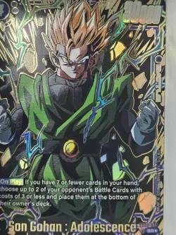 Dragon Ball Super Card Son Gohan SR Alternate Art Rare Fusion World FB03-039 - Image 3