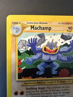 Machamp 43/53 WoTC Black Star Promo English Pokemon Card Lightly Played - Image 2