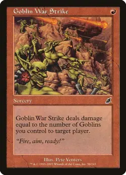 Goblin War Strike - Foil Scourge LP MTG - Image 1