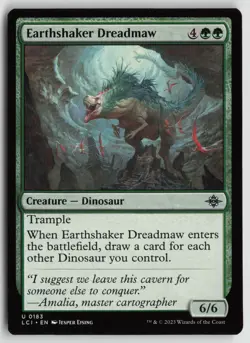 Earthshaker Dreadmaw U The Lost Caverns of Ixalan 183 NM - Image 1