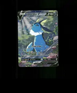 FAN-ART READ DESCRIPTION BELOW HOLO Vaporeon Card Pokemon Card p1 - Image 1