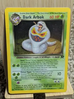 Dark Arbok Holo - Team Rocket - 2/82 - WOTC 2000 - Vintage Pokemon Great Card - Image 1