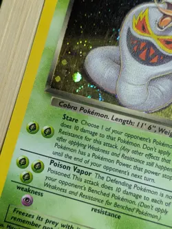 Dark Arbok Holo - Team Rocket - 2/82 - WOTC 2000 - Vintage Pokemon Great Card - Image 3