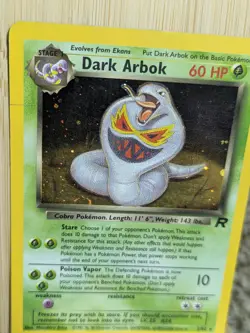 Dark Arbok Holo - Team Rocket - 2/82 - WOTC 2000 - Vintage Pokemon Great Card - Image 4