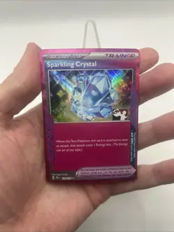 129/131 Sparking Crystal Prize Pack Series 8 Stamped Play Pokemon TCG Ace Spec - Image 3