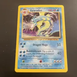 Pokemon TCG Gyarados Base Set 6/102 Holo 1999-2000 Wizards Base Set - Image 1