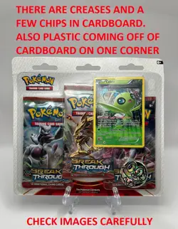 (402887) Pokemon XY Breakthrough Booster Celebi 3-Pack Blister - Factory Sealed - Image 2