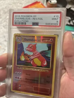 2016 Pokemon XY Evolutions Charizard-Rev Foil #10 PSA 9 Mint - Image 2