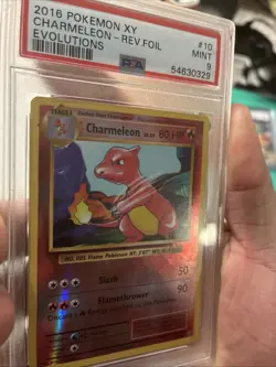 2016 Pokemon XY Evolutions Charizard-Rev Foil #10 PSA 9 Mint - Image 3