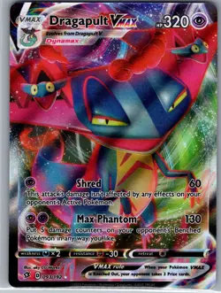 Dragapult VMAX 093/192 - Pokemon TCG SWSH02: Rebel Clash - Ultra Rare (NM) - Image 1