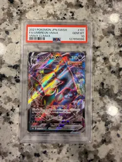 2021 Pokemon Sword and Shield Vmax Climax Japanese Umbreon Vmax #101 PSA 10 - Image 1