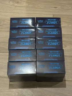10x Pokemon TCG - Phantasmal Flames - Elite Trainer Box - Brand New Sealed - Image 2