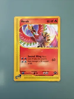 Pokemon TCG Ho-Oh 52/53 LP Black Star Promo Vintage - Image 1