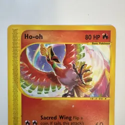 Pokemon TCG Ho-Oh 52/53 LP Black Star Promo Vintage - Image 2