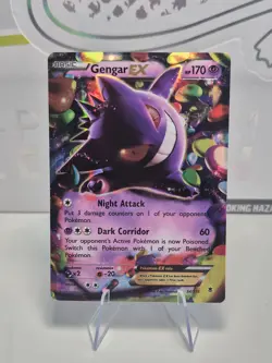 2014 Pokemon GENGAR EX #34/119 Phantom Forces Holo Ultra Rare Psychic English NM - Image 1