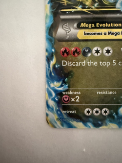 Pokemon M Charizard EX Mega Evolution Full Art Ultra Rare Holo Flashfire 69/106 - Image 4