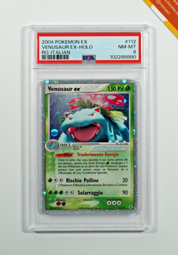 Pokemon PSA 8 Venusaur Ex Holo #112 Fire Red Leaf Green 2004 Ita - Image 1
