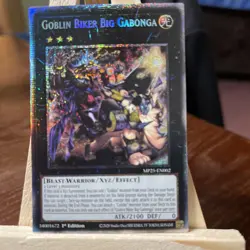Goblin Biker Big Gabonga mp25-en002 1st Edition (NEW) Starlight Rare Yu-Gi-Oh! - Image 3