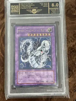 Yu Gi Oh Cyber Twin Dragon Ultimate Rare CRV APG 8 Japanese GRADED - Image 1