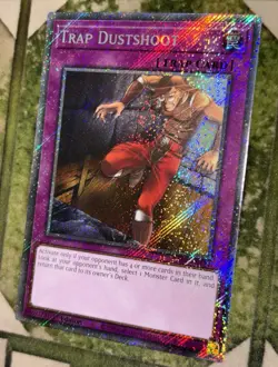 YuGiOh TRAP DUSTSHOOT Platinum Secret Rare RA04-EN121 - Image 1