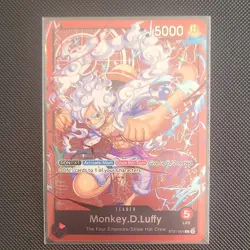 Bandai One Piece CCG Monkey.D.Luffy Leader ST21-001 5000 Power English - Image 1