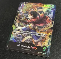 Monkey.D.Luffy ST14-001 Leader - One Piece TCG - Foil Near-Mint English - Image 2