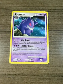 Pokemon TCG - Gengar 27/130 Diamond & Pearl Non-Holo Rare Card MP/HP - Image 1