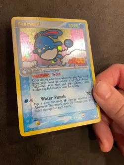 Azumarill 1/109 ex Team Rocket Returns Reverse Holo Stamped Pokemon LP - Image 4