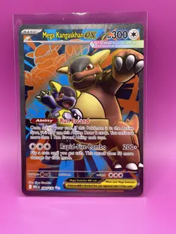 Pokemon TCG - Mega Kangaskhan EX 164/132 Me01: Mega Evolution Holo - Image 1