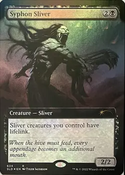 MTG - Syphon Sliver (Extended Art) [Secret Lair Drop Promos] Foil - Image 1