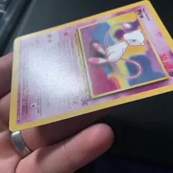 Mew WoTC Black Star #8 2000 League Promo Pokemon Card LP - Image 3