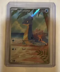Pokemon TCG Misty's Lapras Destined Rivals 194/182 Illustration Rare Near Mint - Image 1