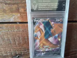 Pokemon Cards promo sr v ar charizard vmax secret swsh050 ex graded art card b45 - Image 1