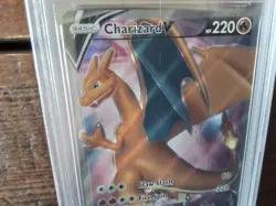 Pokemon Cards promo sr v ar charizard vmax secret swsh050 ex graded art card b45 - Image 3