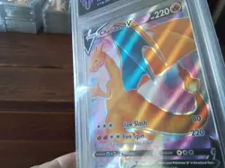 Pokemon Cards promo sr v ar charizard vmax secret swsh050 ex graded art card b45 - Image 5