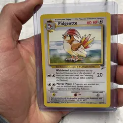 Pokemon Pidgeotto 28/130 Rare Base Set 2 Pokemon Card Vintage Vtg Nintendo NM - Image 1
