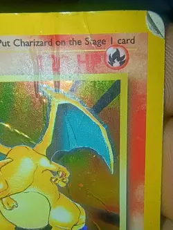 Charizard 4/130 HP Played Base Set 2 2000 Pokemon Card Holo Rare Holofoil HP - Image 3